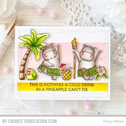 My Favorite Things Hula Hippos Die-namics