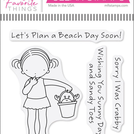 My Favorite Things Sonnige Tage und Sandige Zehen Clear Stamps