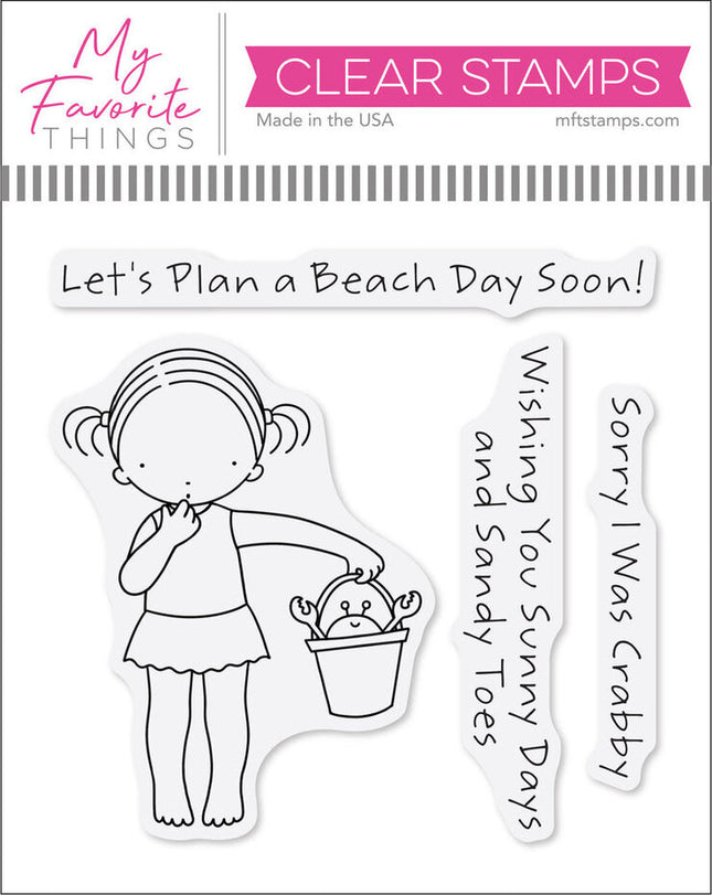 My Favorite Things Sonnige Tage und Sandige Zehen Clear Stamps