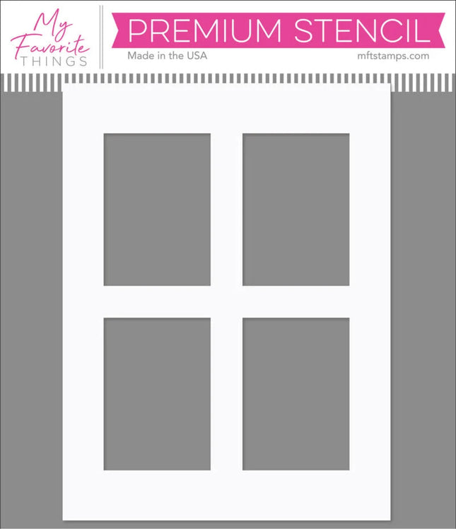 My Favorite Things Durchs Fenster Schablone