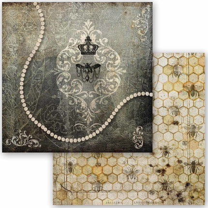 Queen Bee, Decoupage Queen Scrapbook-Sets mit 24 Designs,