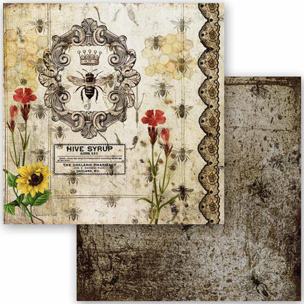 Queen Bee, Decoupage Queen Scrapbook-Sets mit 24 Designs,