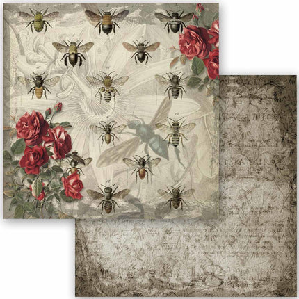 Queen Bee, Decoupage Queen Scrapbook-Sets mit 24 Designs,