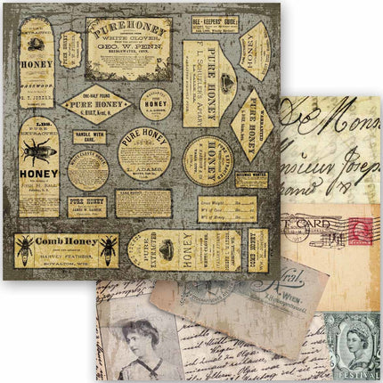 Queen Bee, Decoupage Queen Scrapbook-Sets mit 24 Designs,