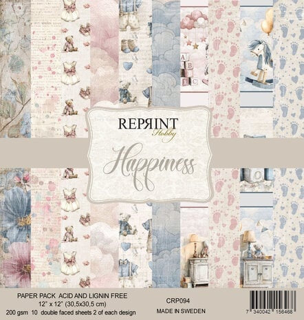Happiness 12x12 Zoll Papierpack (CRP094)