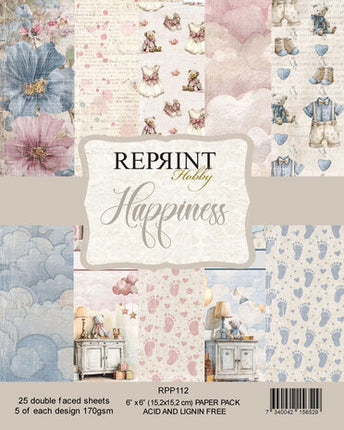 Happiness 6x6 Zoll Papierpack (RPP112)
