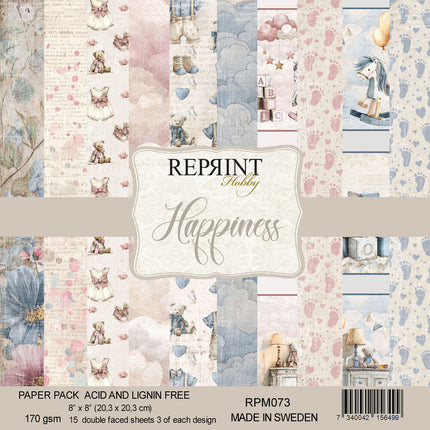 Happiness 8x8 Zoll Papierpack (RPM073)