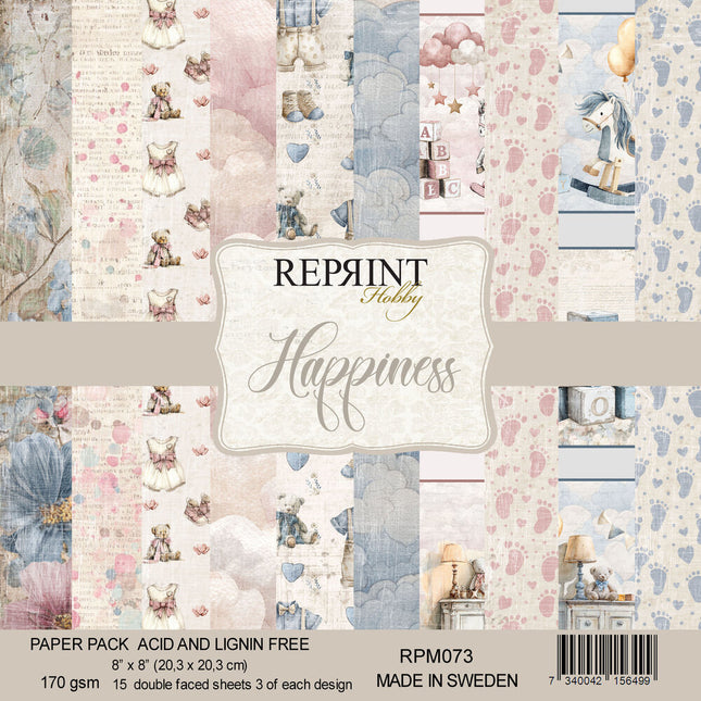 Happiness 8x8 Zoll Papierpack (RPM073)