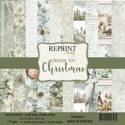 Home For Christmas 8x8 Zoll Papierpack (RPM072)
