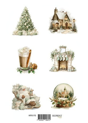 Home For Christmas A4 Ausschneidebogen (KPA4114)