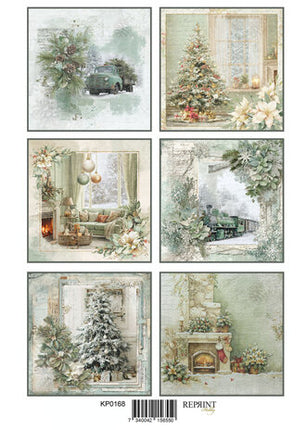 Home For Christmas A4 Ausschneidebogen (KPA4114)