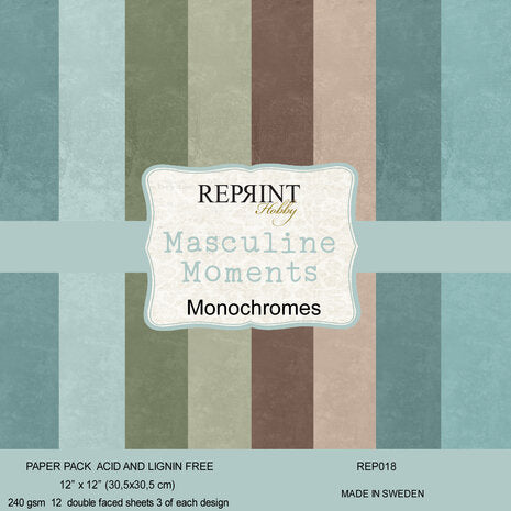 Masculine Moments 12x12 Zoll Karton (REP018)