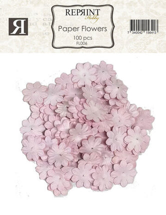 Papierblumen Pink (100 Stück) (FL006)
