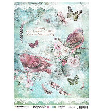 Reispapier, Jenine’s Mindful Art 3.0 Nr.18