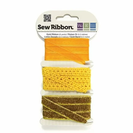 We R Memory Keepers • Sew Ribbon Bandset 5,5m Gold