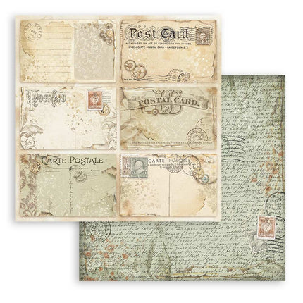 Beidseitiges Scrapbook-Papier - Alterego Postkarte