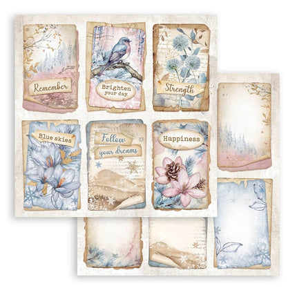 Beidseitig bedrucktes Scrapbook-Papier - Create Happiness Dewdrops 6 Karten