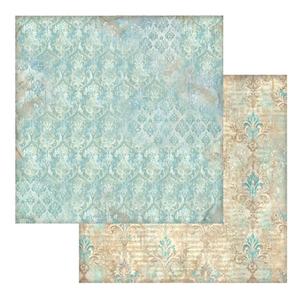 Bedrucktes doppelseitiges Scrapbooking-Papier für Kunst und Handwerk - Symphony Tapetendekor