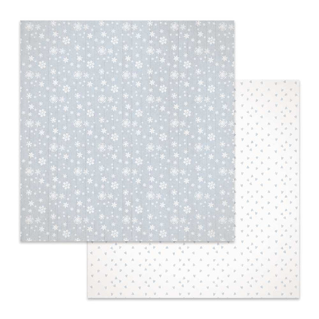 Beidseitiges Papier Struktur Schneeflocken