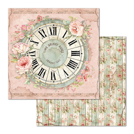 Beidseitiges Papier Uhr