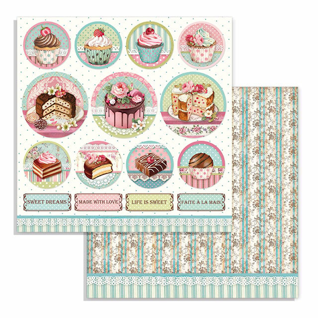 Beidseitiges Papier Mini-Kuchenscheiben