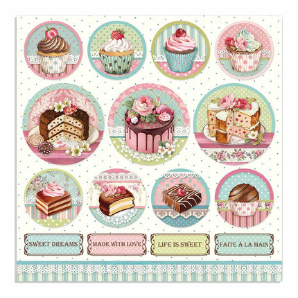 Beidseitiges Papier Mini-Kuchenscheiben