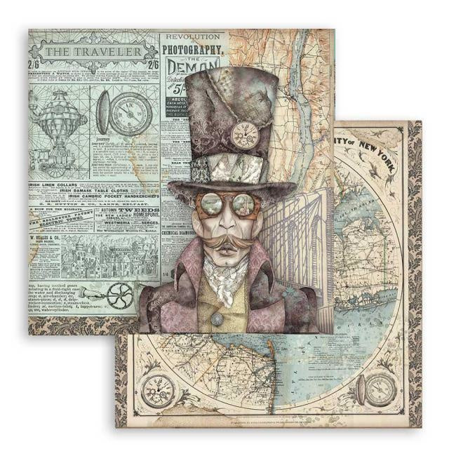 Beidseitiges Scrapbook-Papier Sir Vagabond