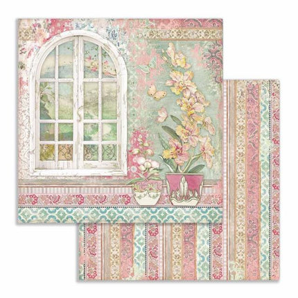 Beidseitiges Scrapbook-Papier Fenster