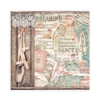 Beidseitiges Scrapbook-Papier - Leidenschaft Ballettschuhe