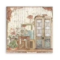 Beidseitiges Scrapbook-Papier - Tür