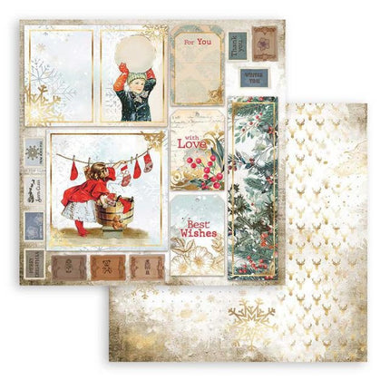 Scrapbooking Double - Romantische Weihnachtskarten