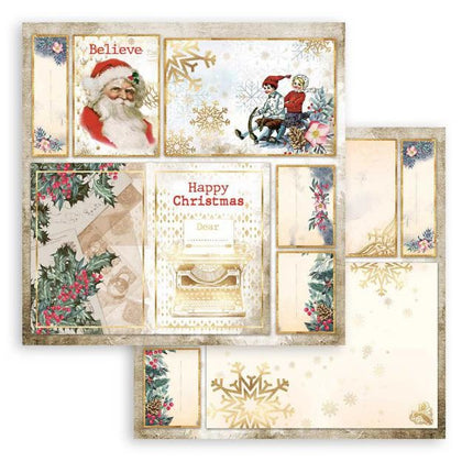 Scrapbooking Double - Romantischer Weihnachtsmann