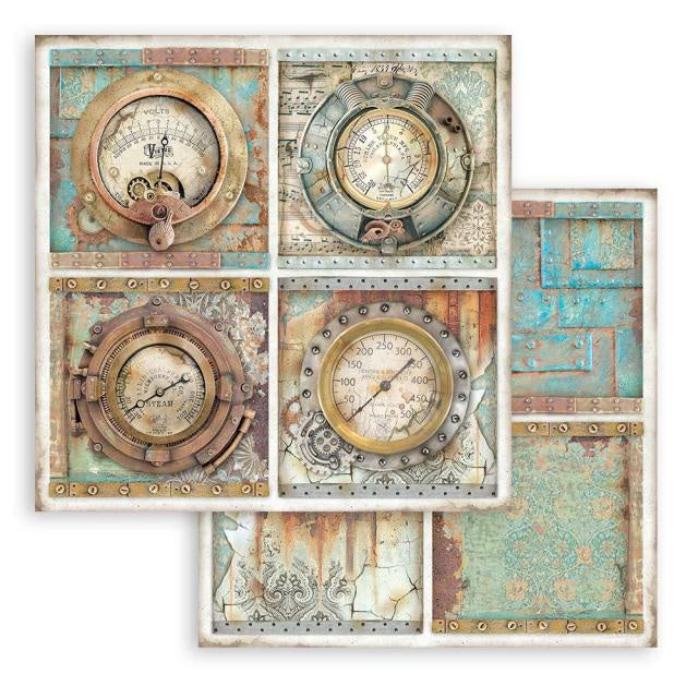Beidseitig bedrucktes Scrapbook-Papier - Lady Vagabond Lifestyle 4 Karten