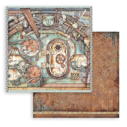 Beidseitig bedrucktes Scrapbook-Papier - Lady Vagabond Lifestyle Schiffstor