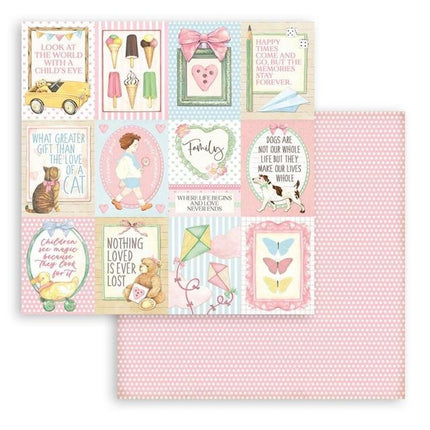 Beidseitiges Scrapbook-Papier - DayDream kleine Karten
