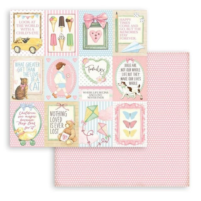 Beidseitiges Scrapbook-Papier - DayDream kleine Karten