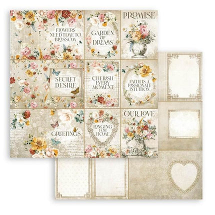 Beidseitig bedrucktes Scrapbook-Papier - Garden of Promises Karten