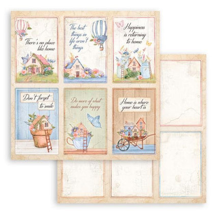 Beidseitiges Scrapbookpapier - Create Happiness Welcome Home 6 Karten