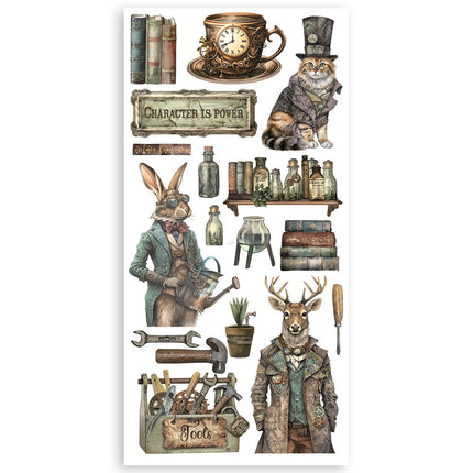Papier-Ausschnitte 2 doppelseitig - 4 Blätter 15x30,5 cm - Alterego