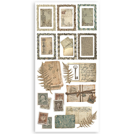 Papier-Ausschnitte 2 doppelseitig - 4 Blätter 15x30,5 cm - Alterego