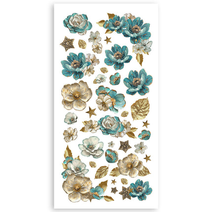 Papier-Ausschnitte 2-fach bedruckt - 4 Blätter 15x30,5 cm - Masquerade