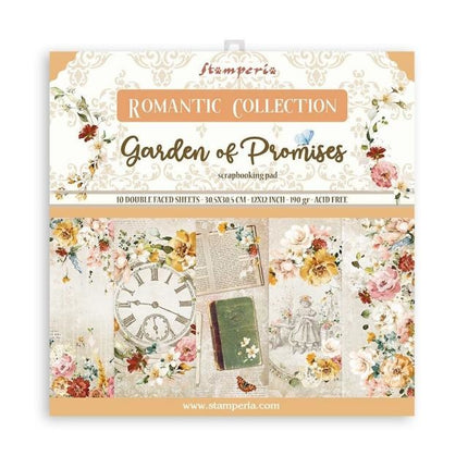 Papierblock 30,5x30,5 cm - 10 Blätter - Garden of Promises
