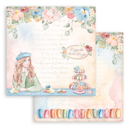 Papierblock 30,5x30,5 cm - 10 Blatt - Create Happiness Oh lá lá  