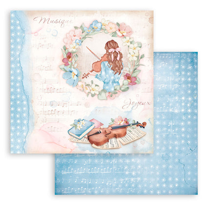 Papierblock 30,5x30,5 cm - 10 Blatt - Create Happiness Oh lá lá  