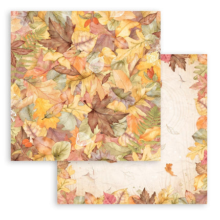 Papierblock 30,5x30,5 cm - 10 Blatt - Woodland