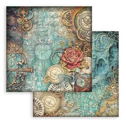 Papierblock 30,5x30,5 cm - 10 Blatt - Sir Vagabond in Fantasy World