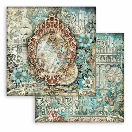 Papierblock 30,5x30,5 cm - 10 Blatt - Sir Vagabond in Fantasy World