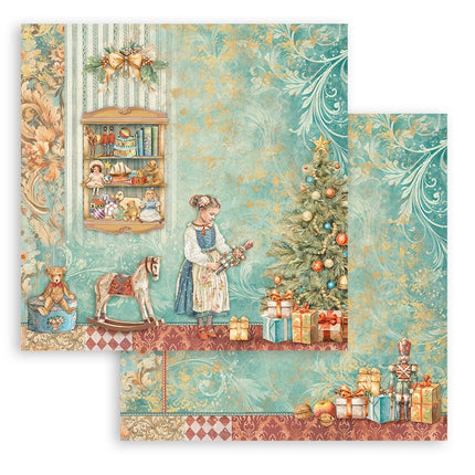 Papierblock 30,5x30,5 cm - 10 Blätter - Der Nussknacker