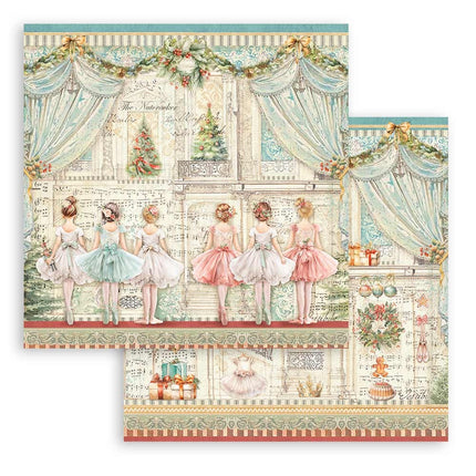 Papierblock 30,5x30,5 cm - 10 Blätter - Der Nussknacker