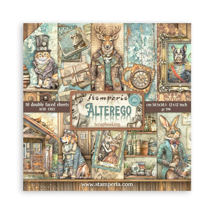 Papierblock 30,5x30,5 cm - 10 Blätter - Alterego